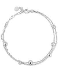 Glaze Jewelry - Beaded Double Chain Bracelet - Lyst