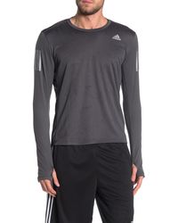 adidas men's ultimate melange long sleeve shirt