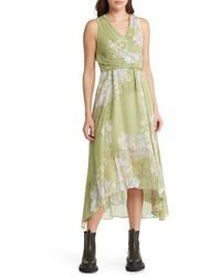 AllSaints - Capri Venetia Floral Sleeveless Shift Dress - Lyst