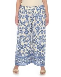 Boho Me - Smocked Wide Leg Pants - Lyst