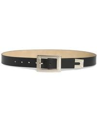 Steve Madden - Ridged Buckle Belt - Lyst