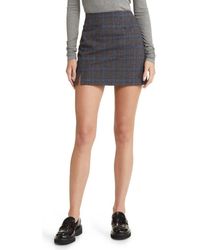 Madewell - Wool Blend Miniskirt - Lyst