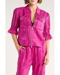 Cinq À Sept - Holly Ruffle Sleeve Jacket - Lyst