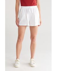 Splendid - Marseille Linen Blend Drawstring Shorts - Lyst