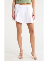 Current/Elliott - Solid A-Line Skort - Lyst