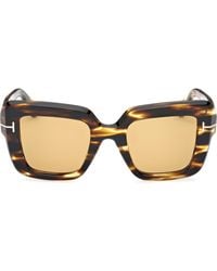 Tom Ford - Esme 50Mm Square Sunglasses - Lyst