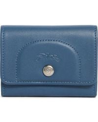 Longchamp - Le Pliage Xtra Leather Flap Card Case - Lyst