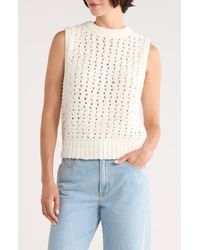 FRAME - The Tape Yarn Sweater Vest - Lyst