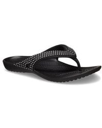 Crocs™ - Kadee Ii Rhinestone Flip Flop Sandal - Lyst
