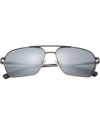 Ted Baker - 59mm Polarized Aviator Sunglasses - Lyst
