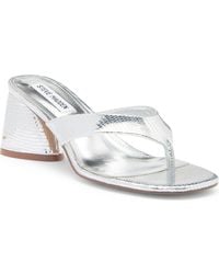 Steve Madden - Kitana Block Heel Slide Sandal - Lyst