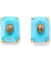 Kurt Geiger - Eagle Head Stud Earrings - Lyst
