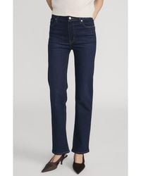 FRAME - Le Sleek High Waist Ankle Straight Leg Jeans - Lyst