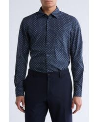 BOSS - Remiton Cotton Button-Up Shirt - Lyst