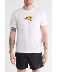 Off-White c/o Virgil Abloh - Slim Fit Cartoon Arrow Logo Cotton Graphic T-Shirt - Lyst