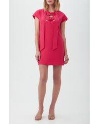 Trina Turk - Orlando Cap Sleeve Lace-Up Shift Dress - Lyst