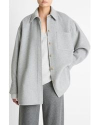 Vince - Double-Face Wool & Cashmere-Blend Shirt Jacket - Lyst