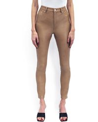 Bagatelle Faux Leather Skinny Pants - Multicolor