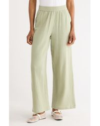 FRNCH - Aymie Cotton Gauze Pull-On Pants - Lyst