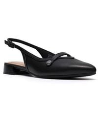 Clarks - Natalyn Pointed Toe Slingback Flat - Lyst