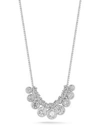 Glaze Jewelry - Cubic Zirconia Charm Frontal Necklace - Lyst