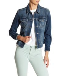 paige black denim jacket