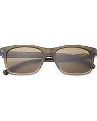 Ted Baker - 56mm Polarized Square Sunglasses - Lyst