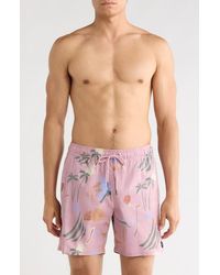 RVCA - Barnes Swim Trunks - Lyst