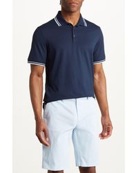 14th & Union - Coolmax® & Cotton Blend Tipped Polo - Lyst