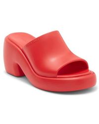 Ferragamo - Deva Platform Slide Sandal - Lyst