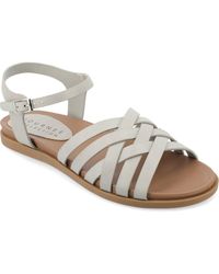 Journee Collection - Kimmie Ankle Strap Sandal - Lyst