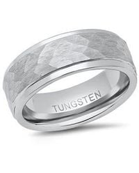 HMY Jewelry - Tungsten Prism Band Ring - Lyst