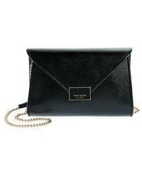 Kate Spade - Anna Medium Envelope Leather Convertible Clutch - Lyst