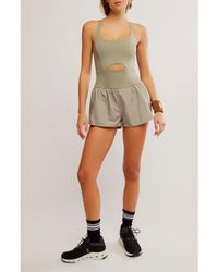 Free People - Fp Movement Righteous Runsie Romper - Lyst
