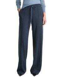 Vince - Wool Blend Pull-On Wide Leg Drawstring Pants - Lyst