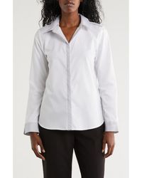 Calvin Klein - Cotton Button-Up Shirt - Lyst
