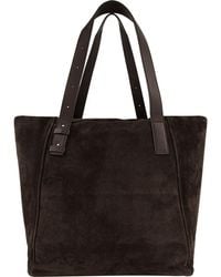 Vince - Westmore Xl Suede Tote - Lyst