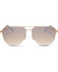 DIFF - 59Mm August Aviator Sunglasses - Lyst
