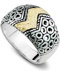 Samuel B. - 18K & Sterling Lightning Strike Ring - Lyst