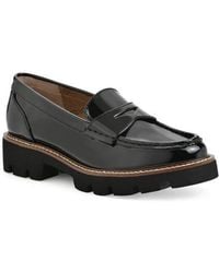 White Mountain - Gunner Lug Sole Platform Penny Loafer - Lyst