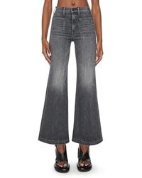 Mother - The Hustler Roller Ankle Flare Leg Jeans - Lyst