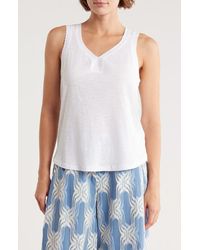 Democracy - Scallop Trim Shell Tank Top - Lyst