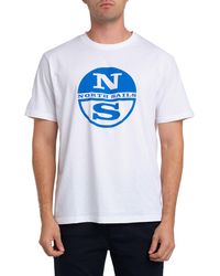 North Sails - Logo Cotton Graphic T-shirt - Lyst