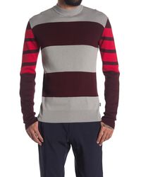 boss mesh crew sweatshirt