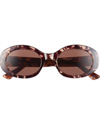 DIFF - Delaney 52Mm Oval Sunglasses - Lyst