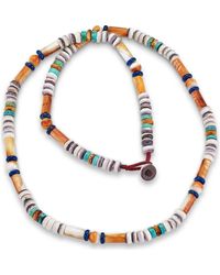 Samuel B. - Beaded Shell Necklace - Lyst