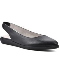 White Mountain - Memory Slingback Flat - Lyst
