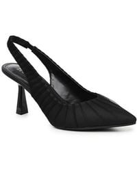 Nicole Miller - Rougtie Pointed Toe Slingback Pump - Lyst