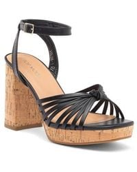 TOP GUY SHOES - Volos Platform Wedge Sandal - Lyst