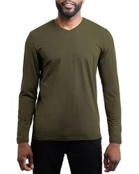 Xray Jeans - V-Neck Long Sleeve T-Shirt - Lyst